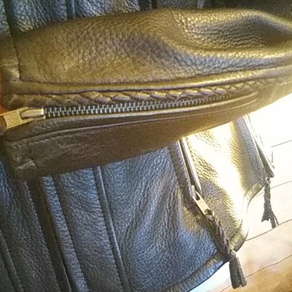 SOLD-Harley Davidson Leather Coat - Picture 9 of 15